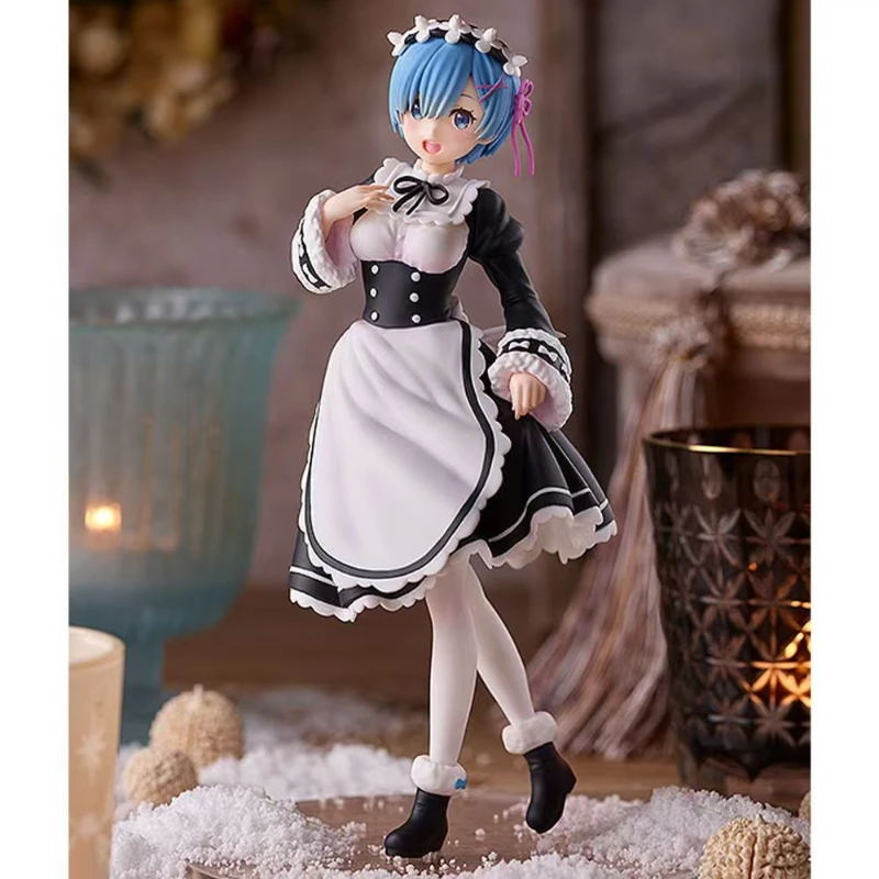 

GSC POP Re: Life in another world from scratch Memories of Snow Rem Ice Season Edition Doll Model Ornaments