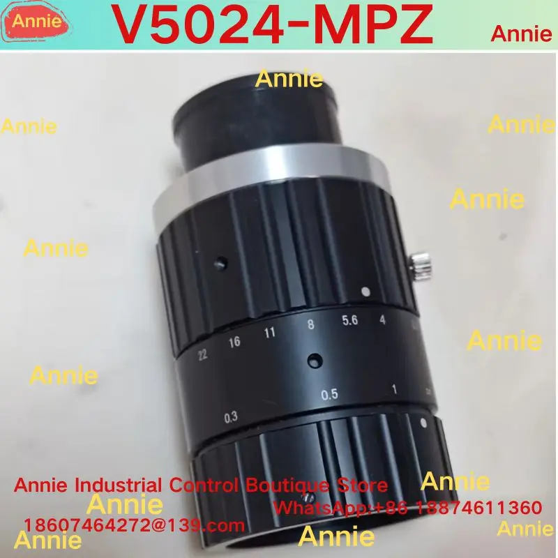 Second-hand test OK.  Industrial camera lens V5024-MPZ