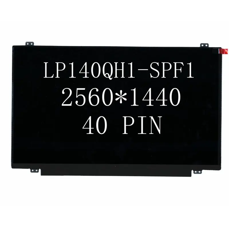 Oriinal 14 Magro Portátil Led Lcd Tela Lp140qh1-spf1 Fru 00hn877 Ips para Lenovo T460 T460s T470 T470s Qhd 2560*1440 40pin