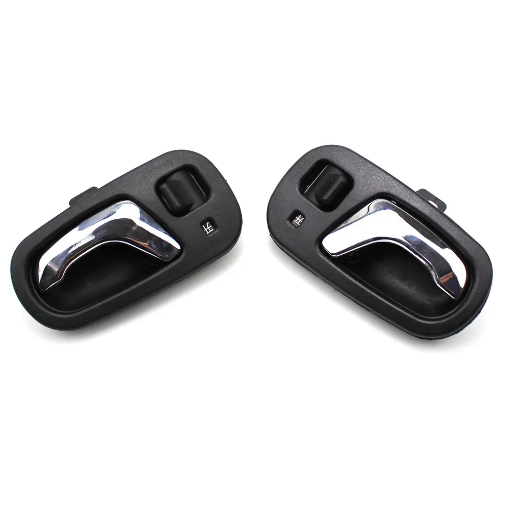 

2PCS Left Right INTERIOR INNER Inside Chrome DOOR HANDLE for SUZUKI SWIFT GEO METRO 1992-1995