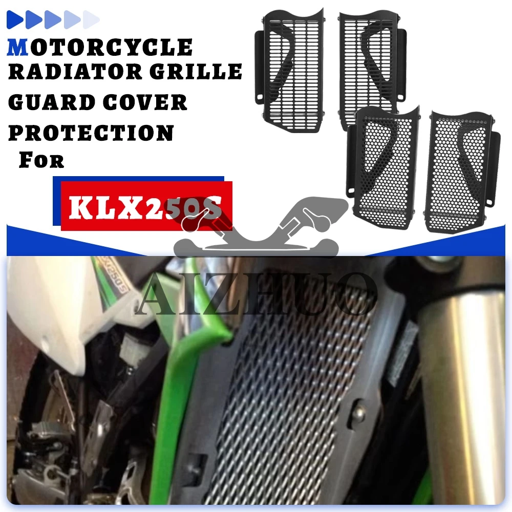 

Для KAWASAKI KLX250S KLX250SF KLX250 KLX 250 SF 2009-2020 2019, защита радиатора мотоцикла, решетка радиатора двигателя, защитная крышка