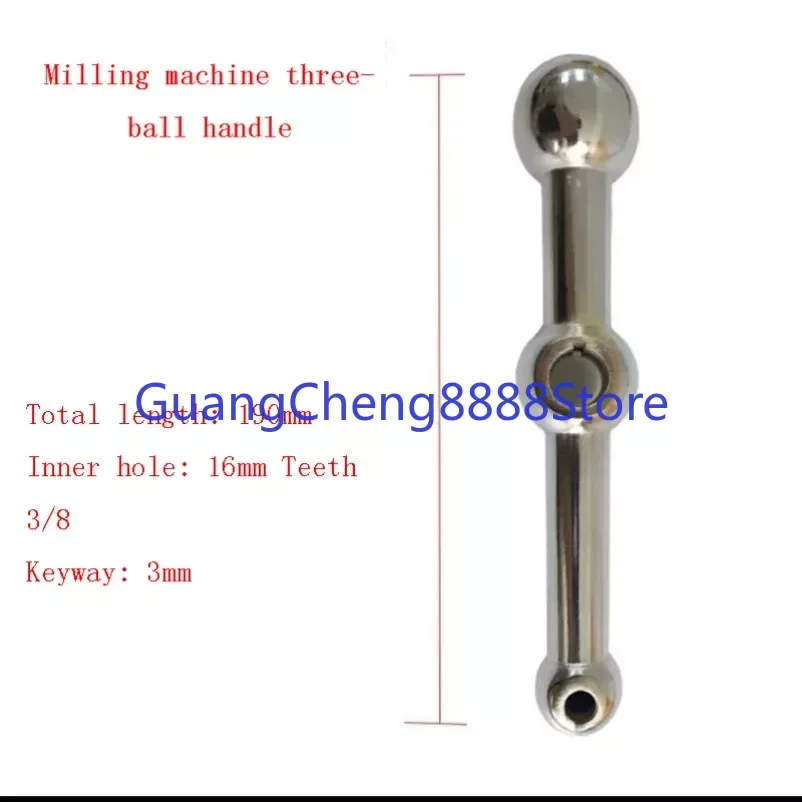 Turret Milling Machine Accessories Lifting Handle D26 Three Ball Handle Olive Table Lifting Crank Handle Suitable For Bridgeport