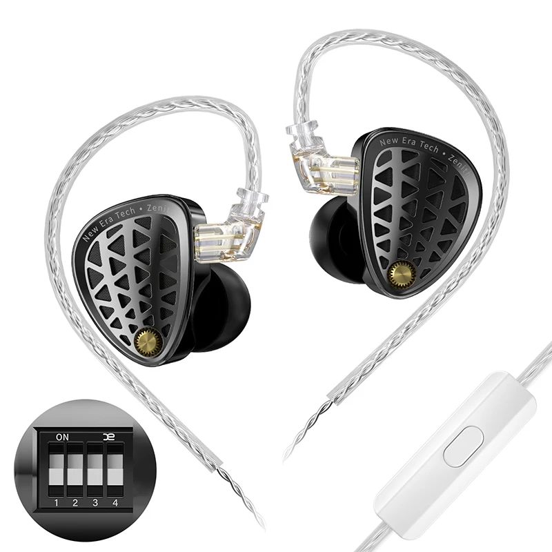 KZ Zenith High-End Tunable In-Ear Oortelefoon Metalen Headset Dynamic Driver lEMs hoofdtelefoon