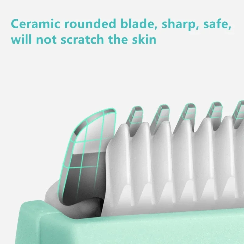 Kemei Km-811 الرطب الجاف الفخذ الجسم المتقلب الوجه اللحية الشعر المتقلب المقص قابلة للشحن العانة الكرة ماكينة حلاقة كهربائية الجسم انيمال