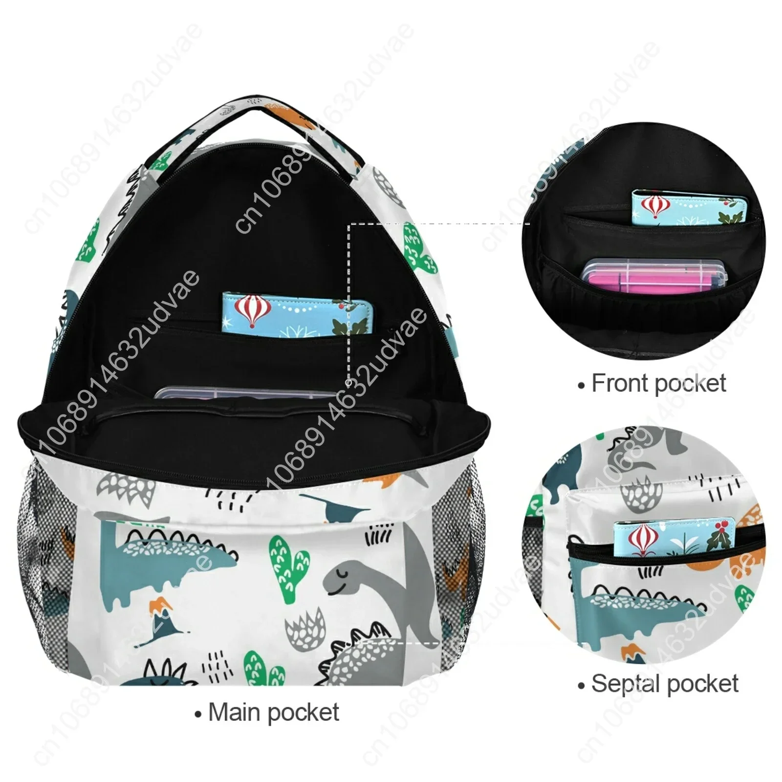 2021 Jongen Meisje School Rugzak Dinosaurus Print Schooltas Kinderen Rugzak Cartoon Dier Student Tas Voor Kinderen Boek Rugzak