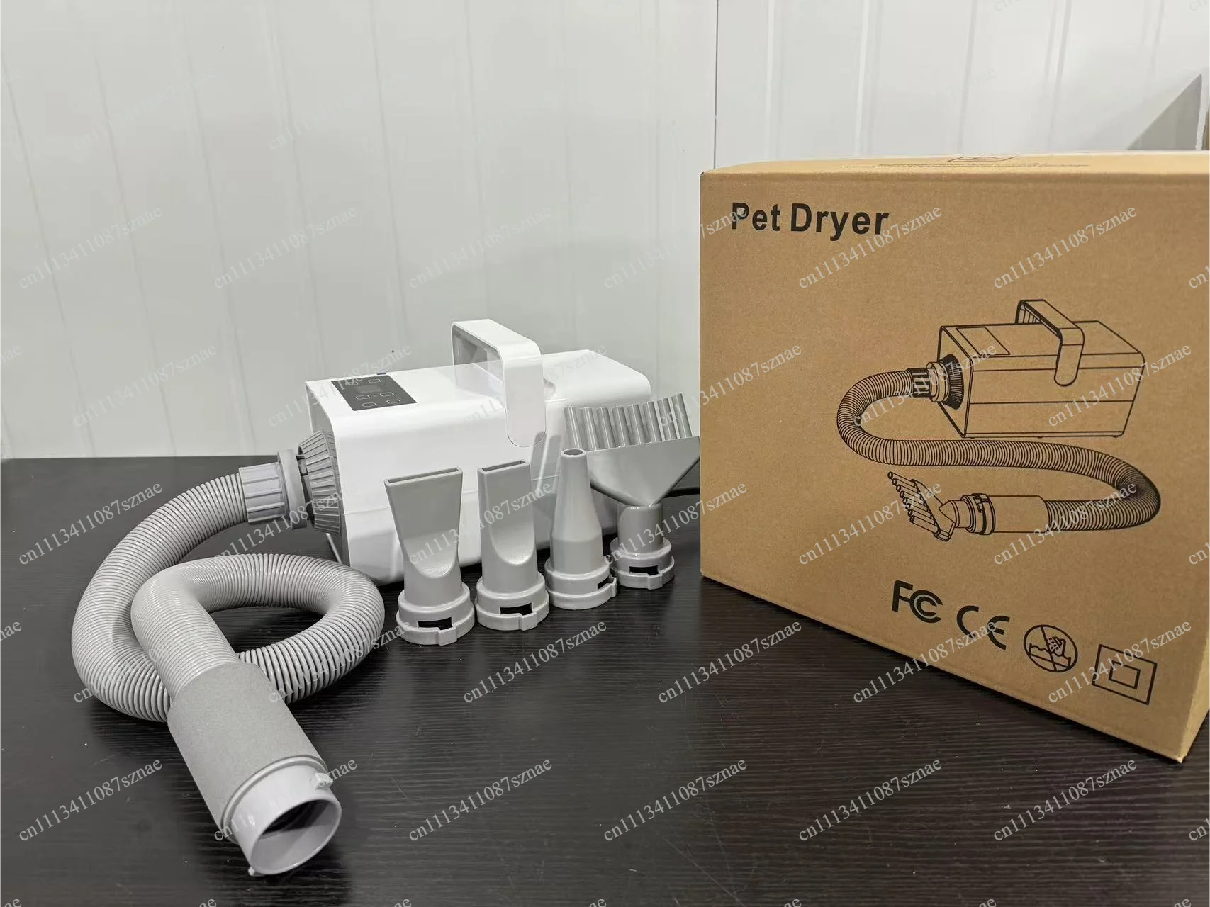 Silent Pet Hair Dryer for Large Dogs and Cats, High-Power Water Blower for Grooming and Drying