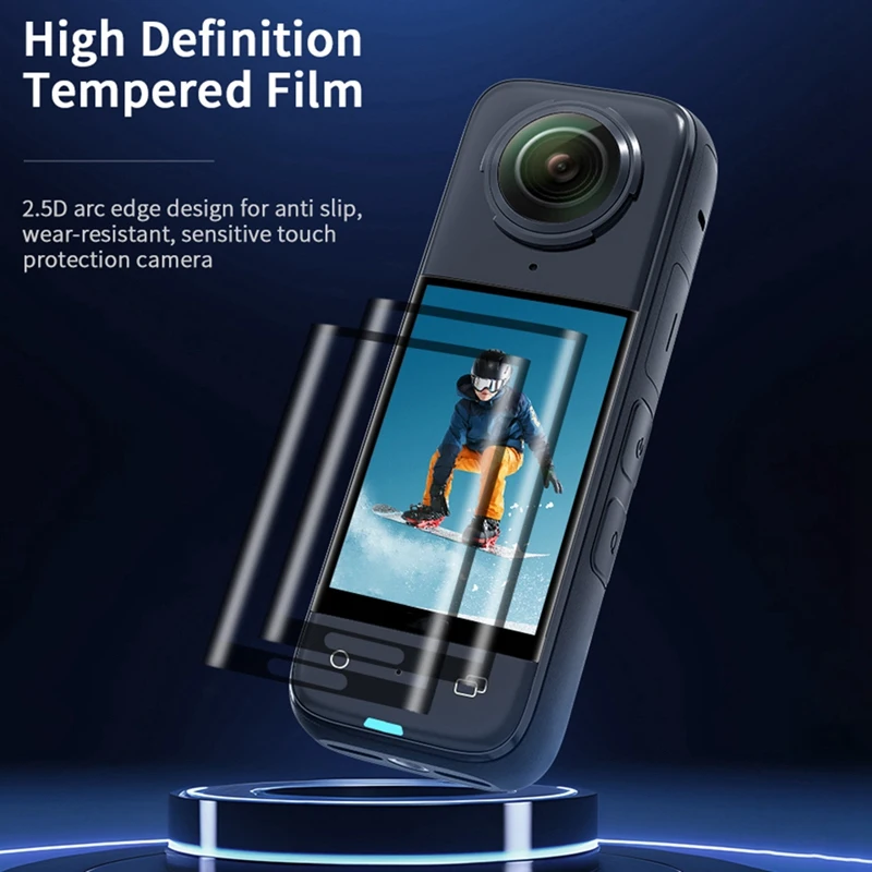 For Insta360 X4 Screen Protector Tempered Glass Film Protective for Insta 360 X4 Action Camera Accessories