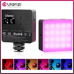 Ulanzi VL49 RGB PRO Updated Full Color LED Video Light 2500mAh 2500K-9000K Camera Light w Honeycomb Diffuser for Photography