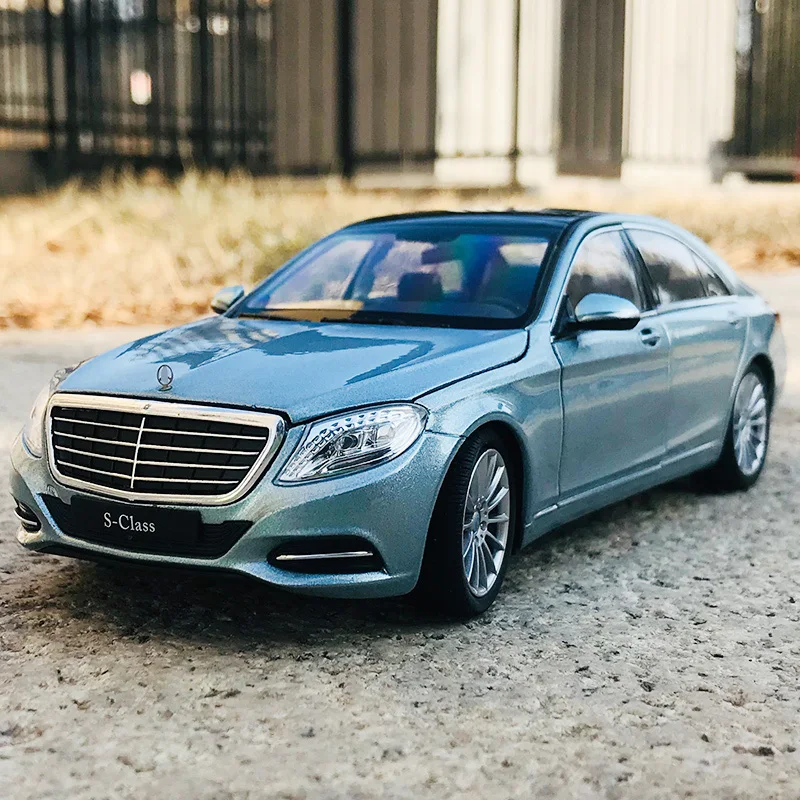 WELLY 1:24 Mercedes-Benz S-Class S500 Alloy Car Diecasts & Toy Vehicles Car Model Miniature Scale Model Car Toys For Children