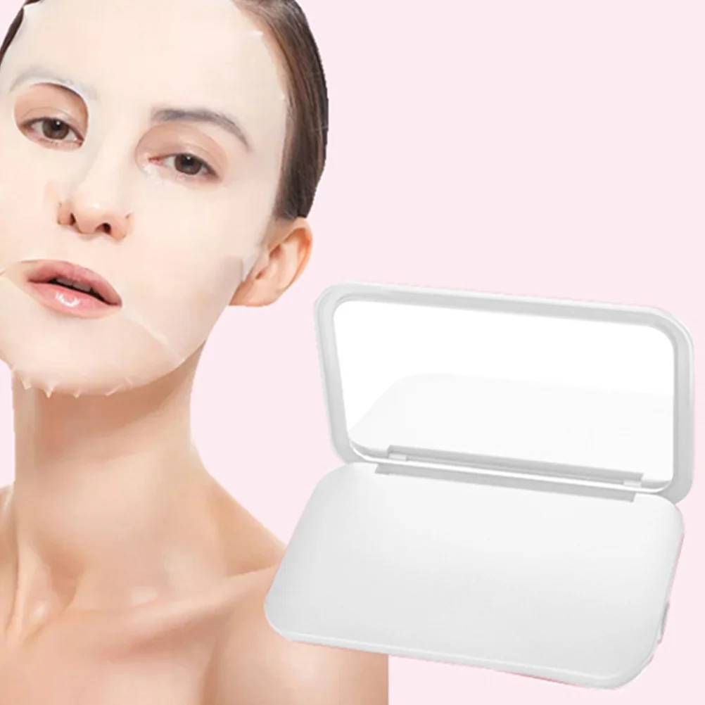 

Skincare Facial Mask Warmer Portable USB Heater for Winter Face Care with Mirror Function Constant Temperature Design