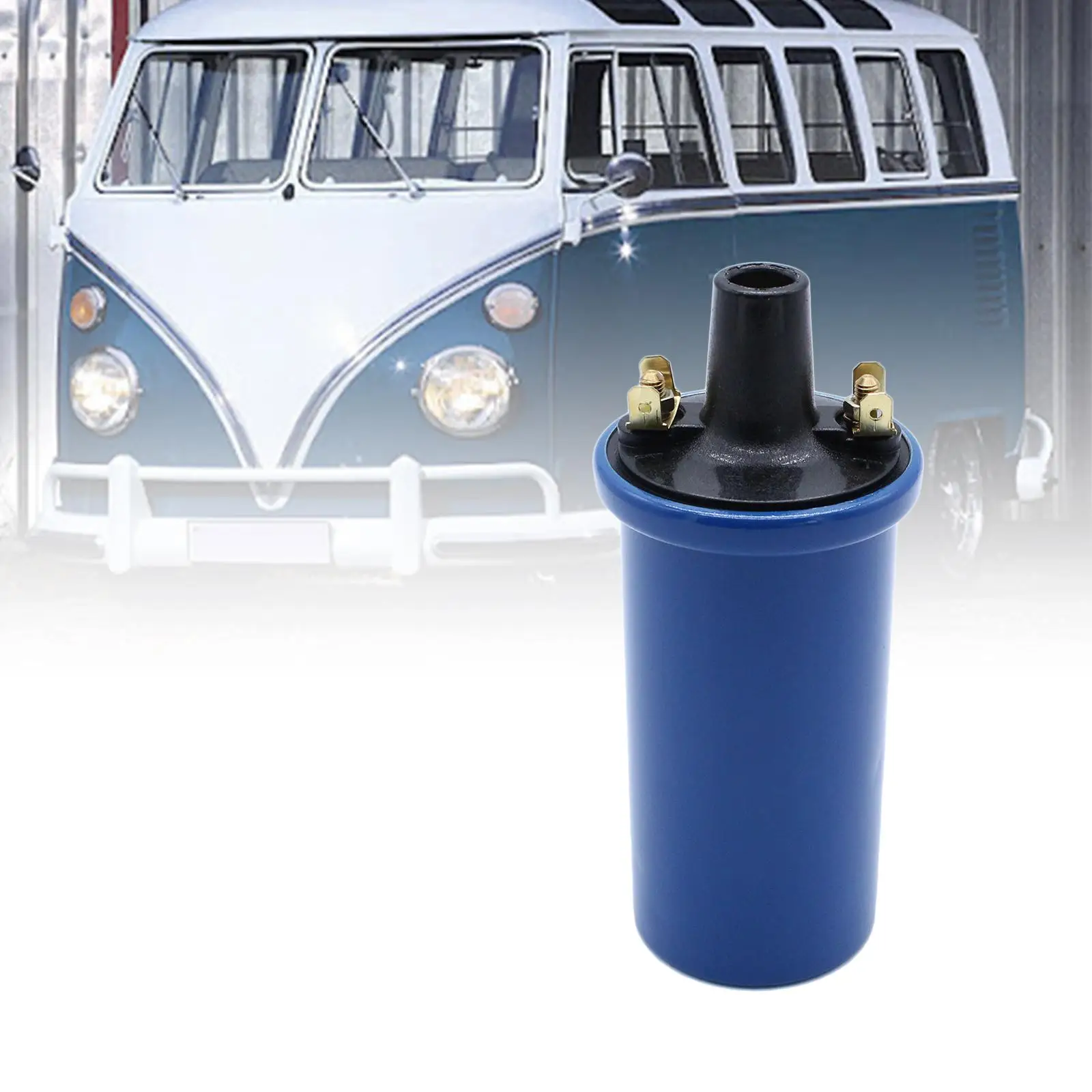 

Ignition Coil High Performance Replaces Premium Spare Parts Easy to Install Professional 043905115C for Porsche 356 1948-55