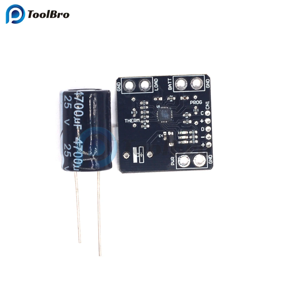 MCP73871 USB 5V DC Power Boost Solar Lipoly Lithium Lon Polymer Charger Board 3.7V/4.2V Battery Management Charger Module