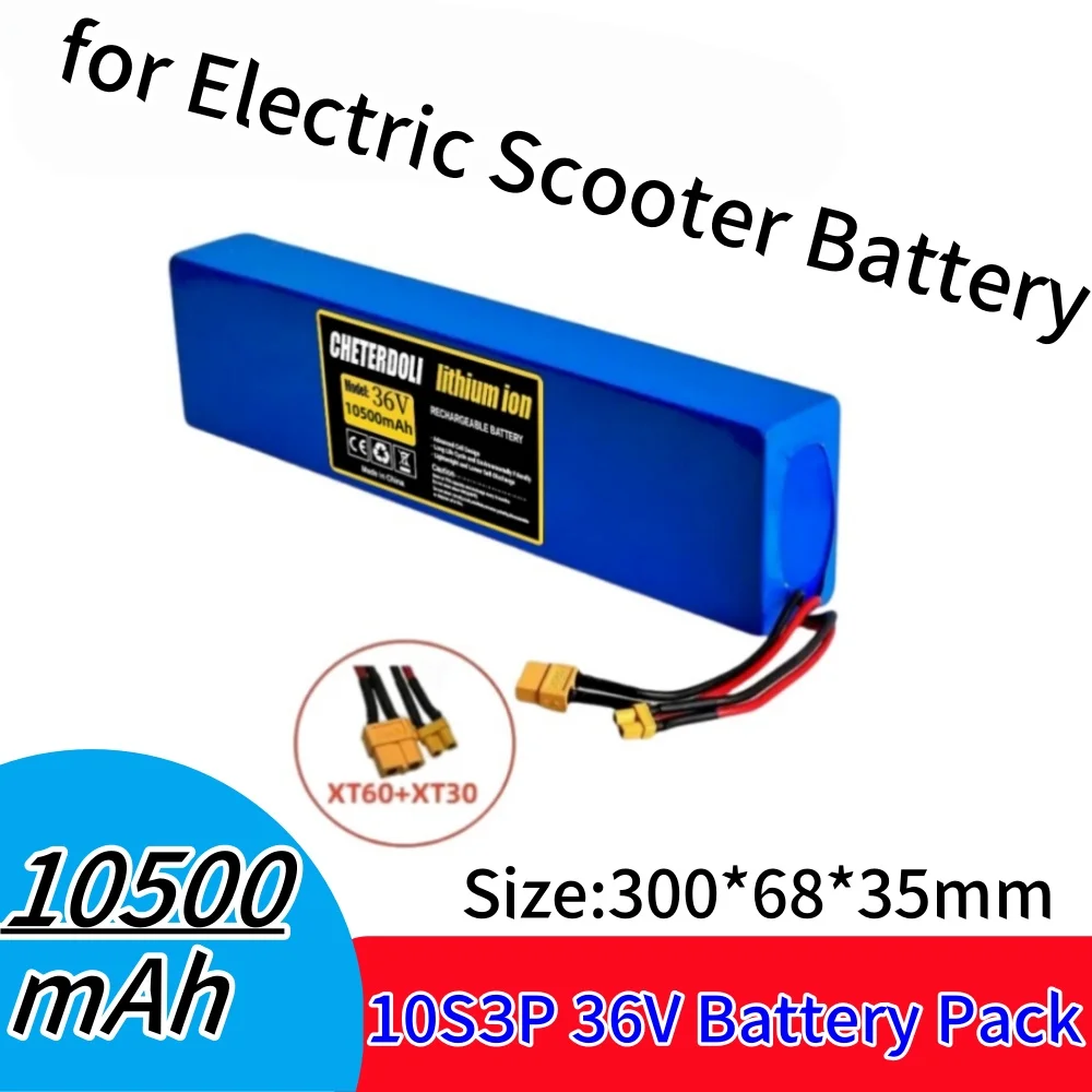 

36V 10500mAh 36v Electric Scooter Battery Lithium Electric Scooter 500W Electric Scooter Battery 36v 10s3p Battery.