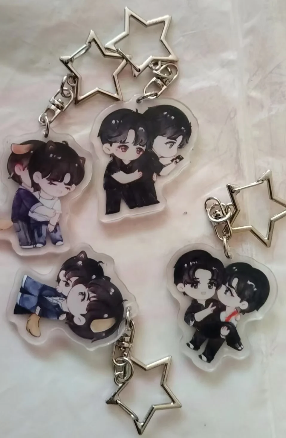 سلسلة مفاتيح تايوانية ABO Desire Eliot Hua Yong Sheng Shaoyou سلسلة مفاتيح كوسبلاي من الأكريليك كيرينغ مفتاح سلسلة حقيبة الديكور #5