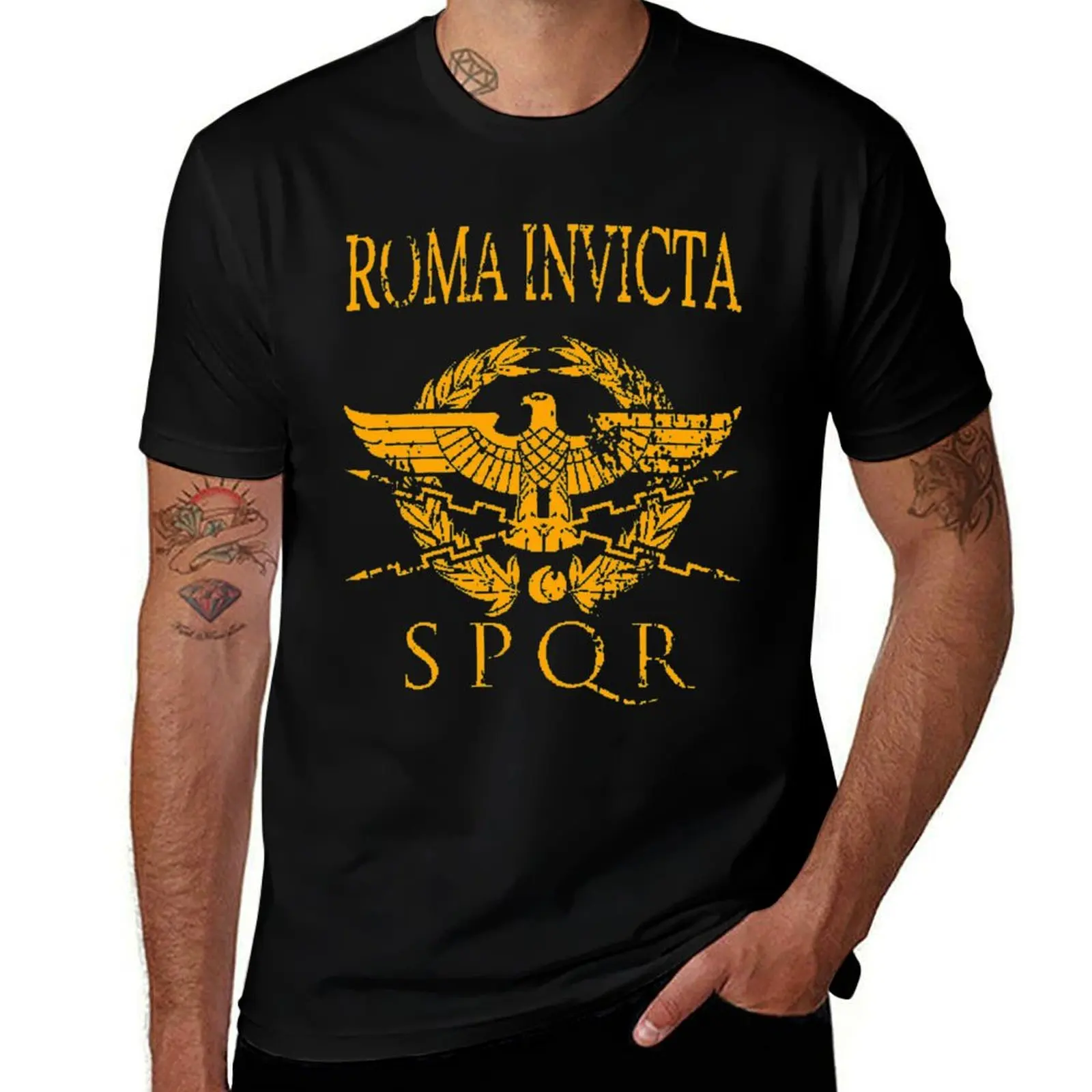 

Unconquered Rome T-Shirt kawaii clothes sports fans Men's t-shirts