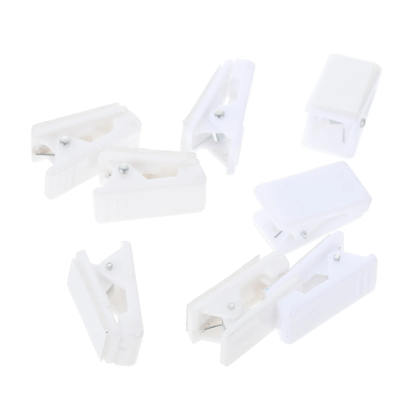 

25Pcs Badge Fixing Clips Plastic Badge Clamp Card Card Fixing Tool Suitable for Workwear Garment Clips