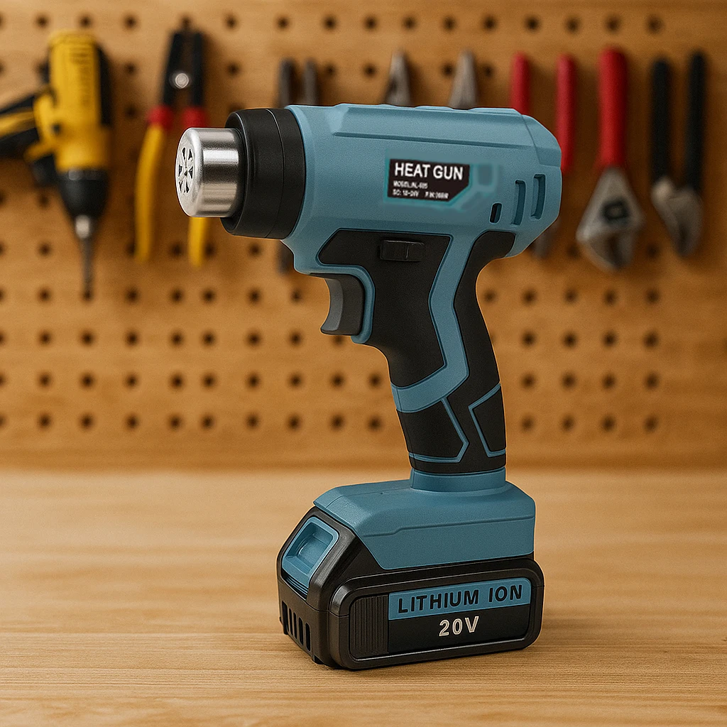 

Portable Electric Heat Gun Rechargeable Mini Heat Gun for Makita/Dewalt/Milwaukee/Bosch/Black&Decker 18/20V Battery Fast Heating