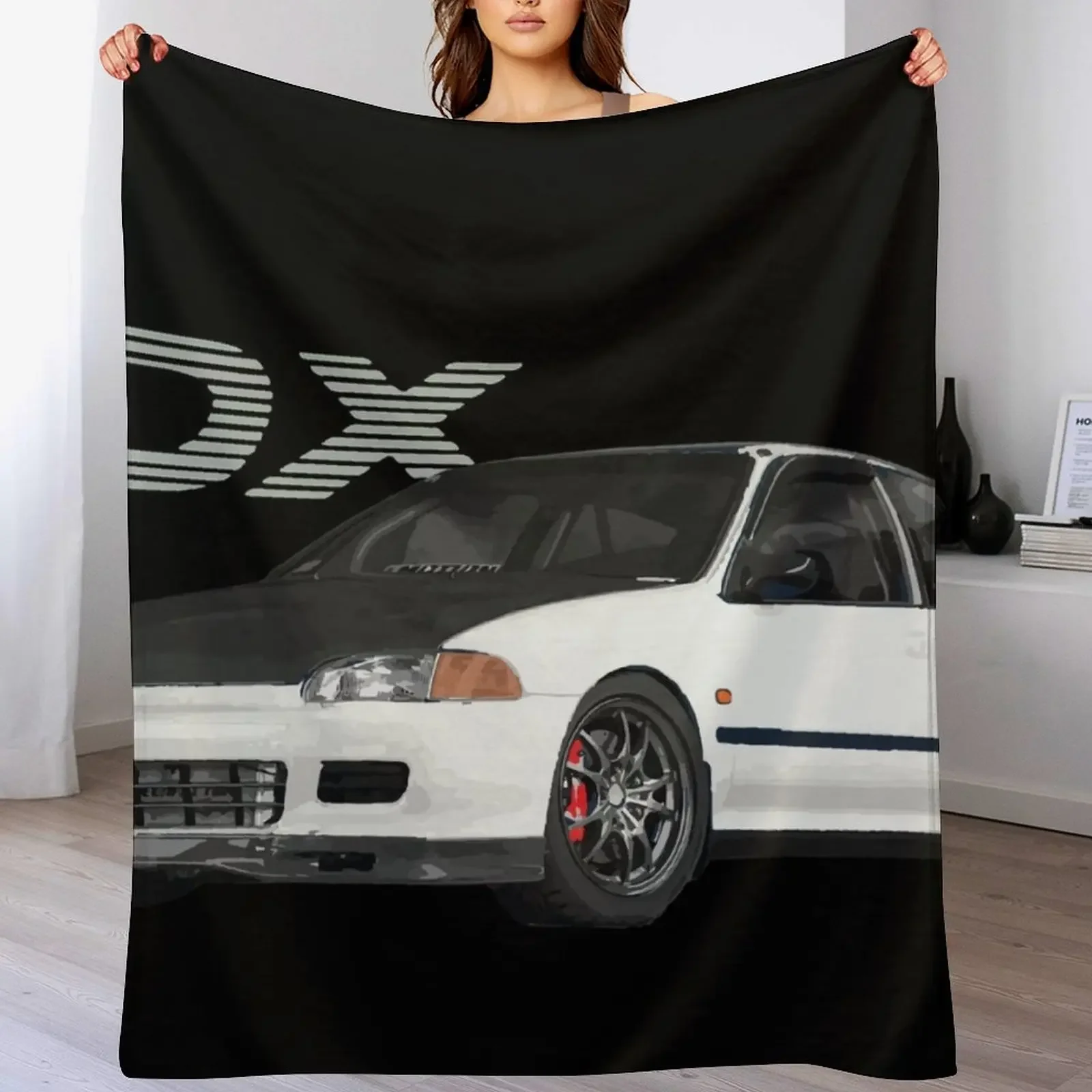 EG hatch B16 DOHC VTEC Throw Blanket Lightweight Cozy Blanket for Bed Sofa