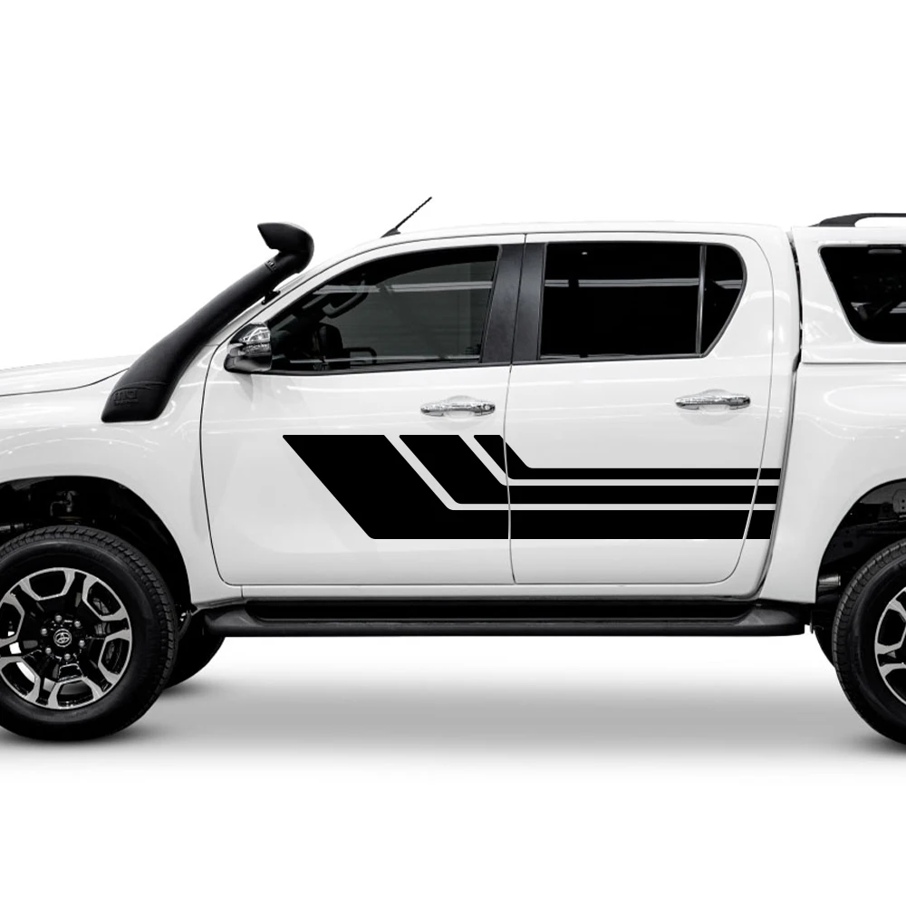 

2Pcs Pickup Side Door Styling Creative Car Stickers For Toyota Hilux SR5 SR GR AN10 AN20 AN30 2005 2019 PVC Vinyl Accessories