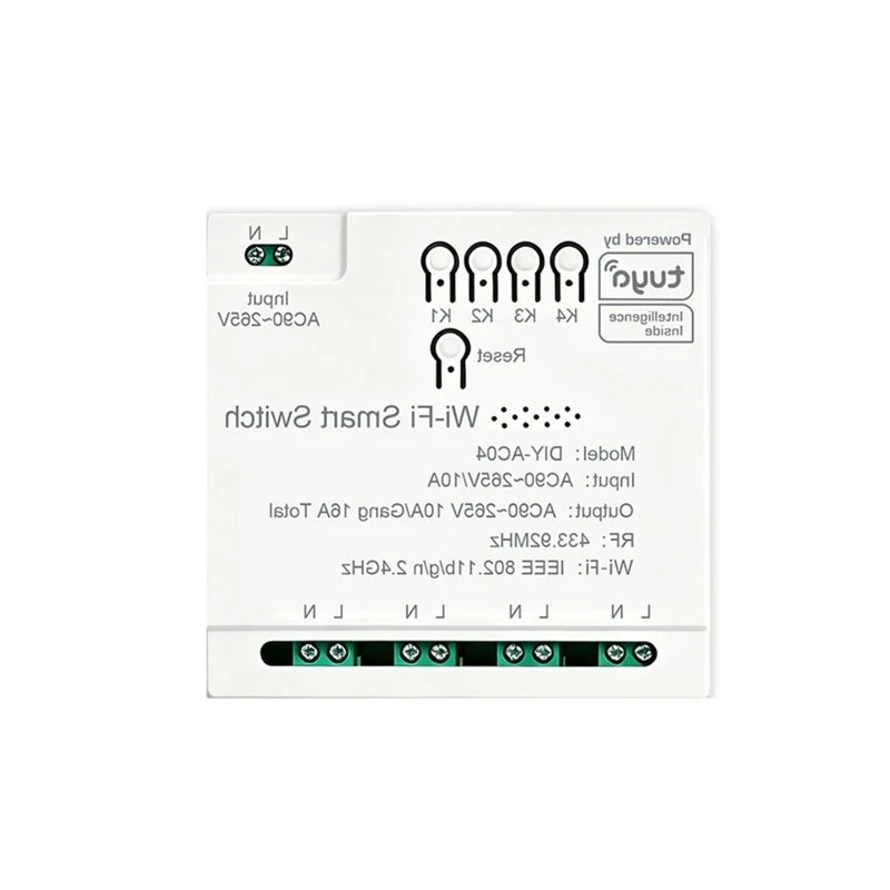 A97I-Tuya Garage Door Wifi Relay Switch RF 4 Channel Module