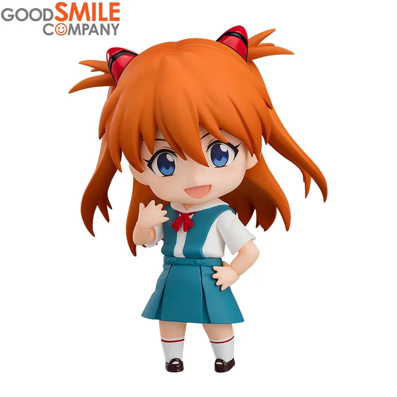 

In Stock Original GCS Good Smile Nendoroid NEON GENESIS EVANGELION Asuka Langley Soryu Anime Action Figure PVC Collection Model