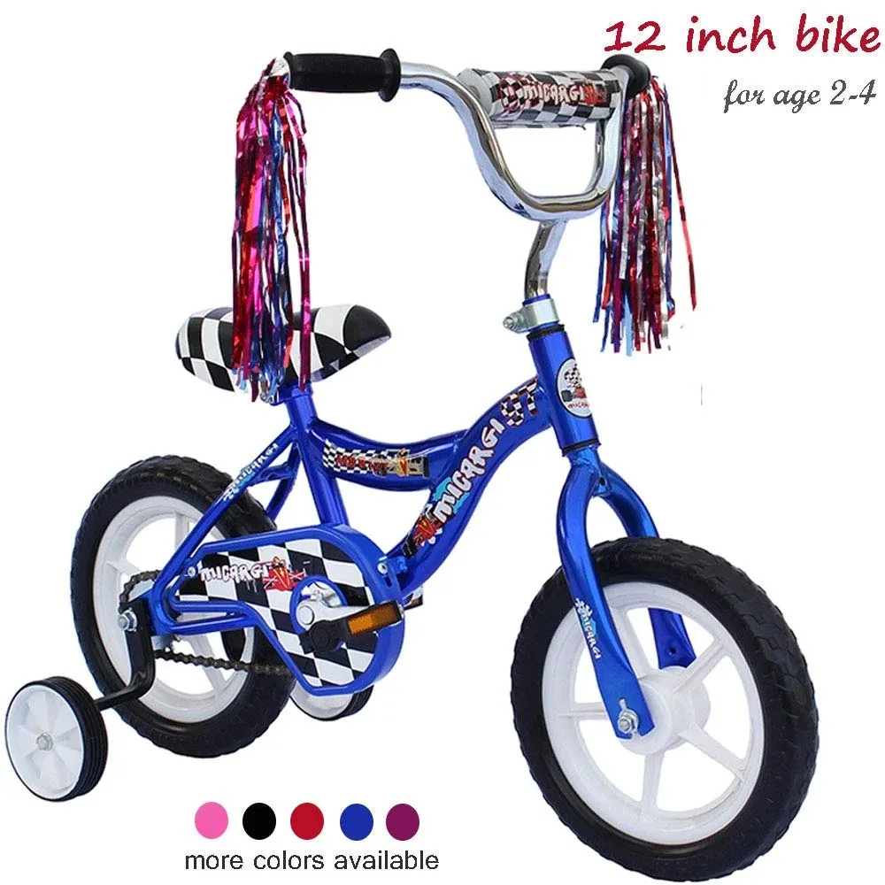 Wonder Wheels 12 In. Kid's Beginner Bicycle for 2-4 Years Old Boy's and Girl's with Foam Tire for Indoor Use No Brake, Pink  NEW