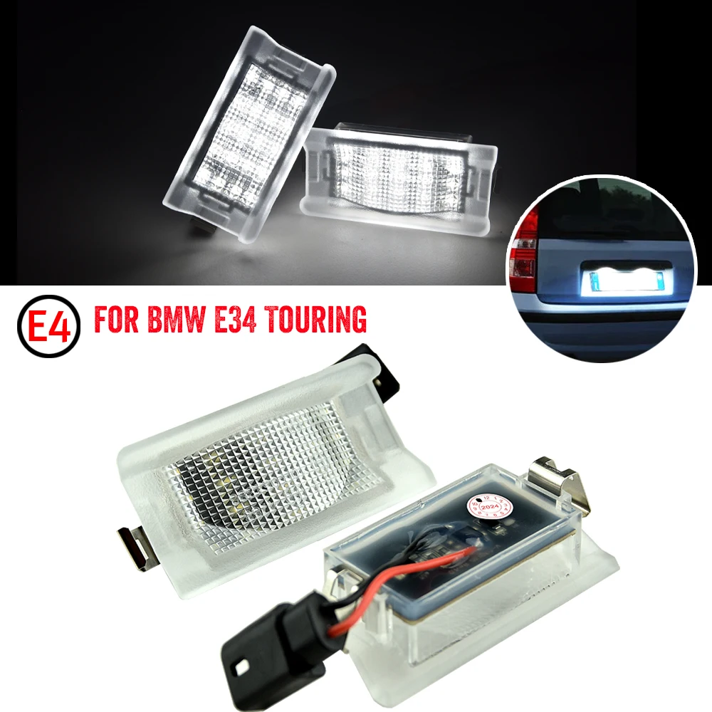 

For BMW 5 Series E34 Touring (station-wagon) 1987 1988 1989 1990 1991 1992 1993 1996 White LED Number License Plate Light