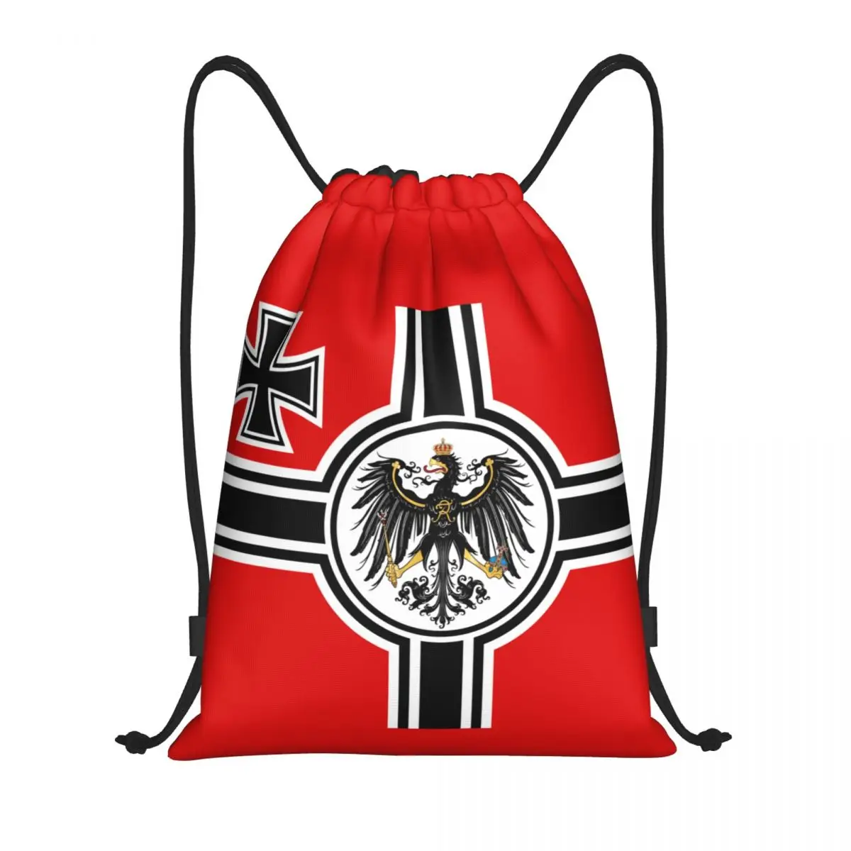 German DK Reich Empire Of Flag Drawstring Bags Sports Backpack Gym Sackpack Germany Proud String Bags for Working Out