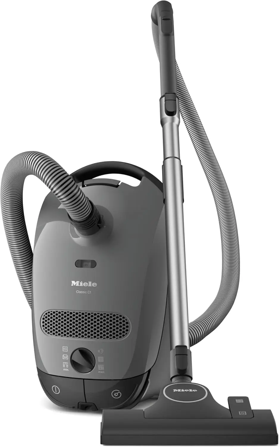 

Classic C1 Bagged Canister Vacuum Cleaner, Graphite Grey - Portable for Hard Floors and Carpets