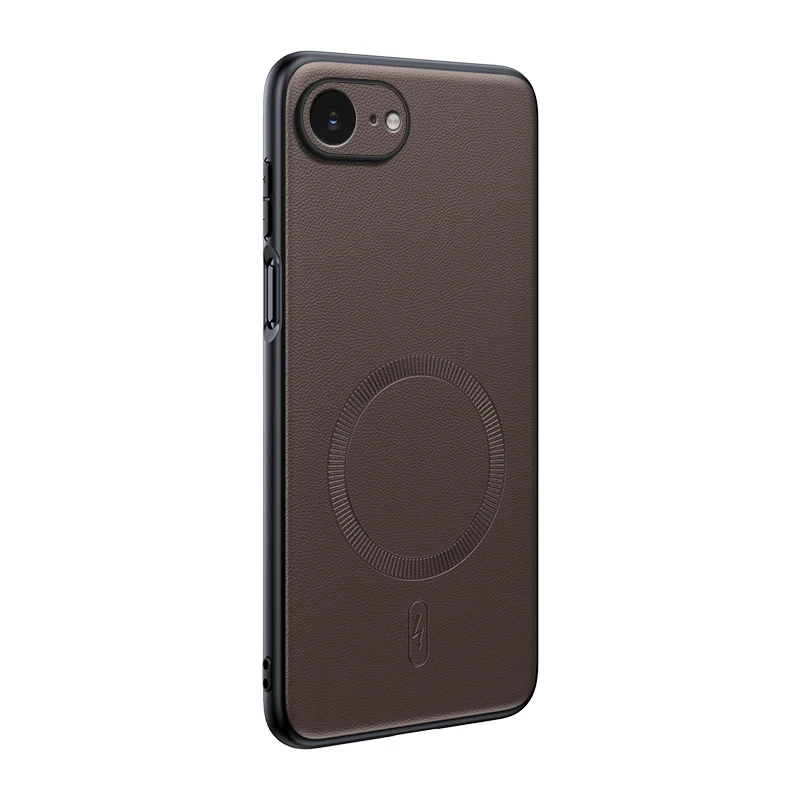 Für iPhone 17e Hülle Magnetische Leder-Schutzhülle Für iPhone 17e 16e Anti-Fingerabdruck Rutschfest PC+TPU – Detail 4
