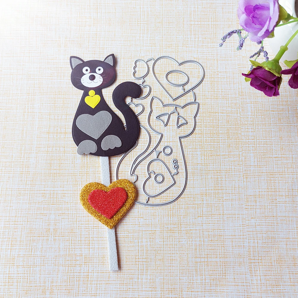 

New animals, cats cutting dies scrapbook decoration embossed photo album decoration card making DIY crafts