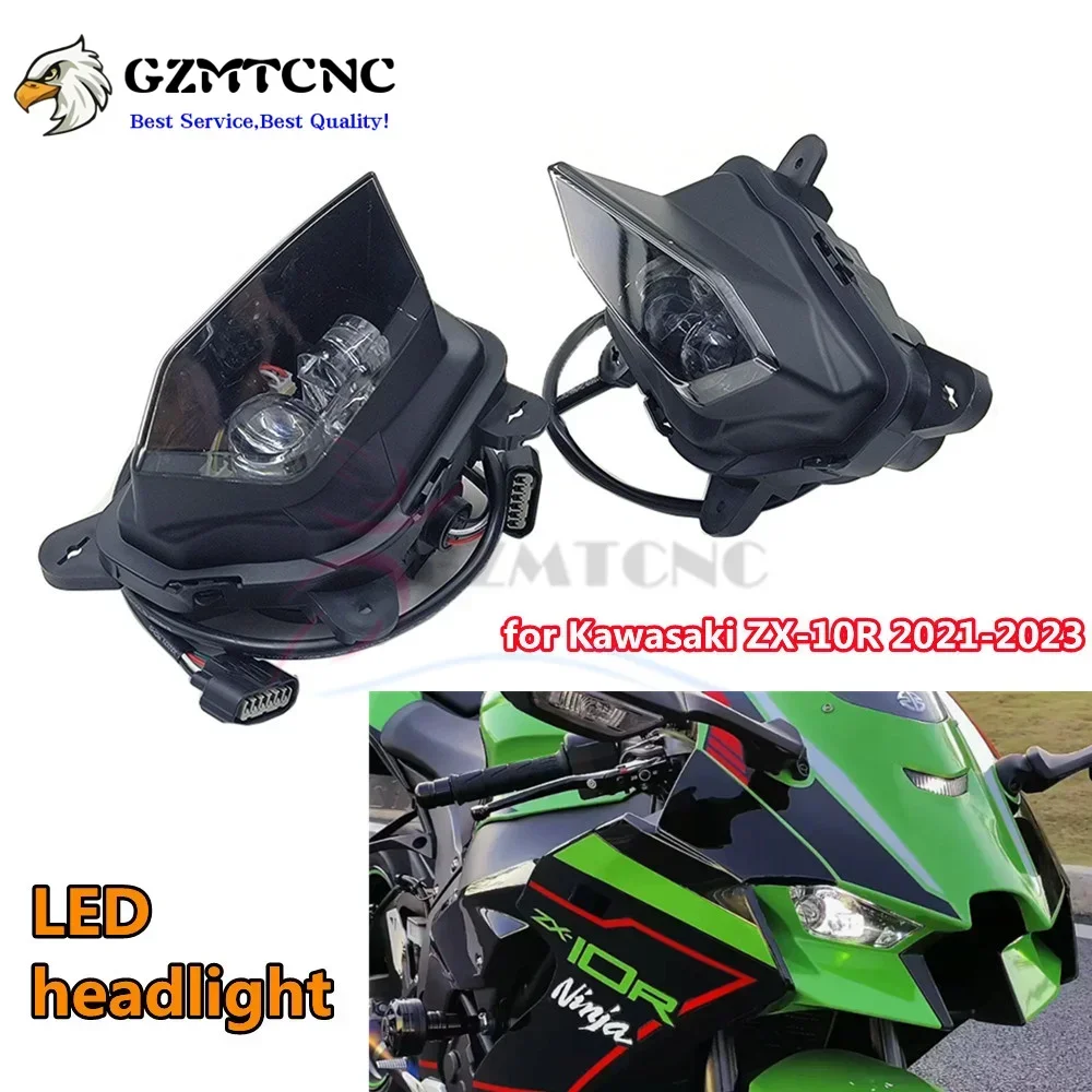 カワサキニンジャ用フロントヘッドライトアセンブリ,ZX-10R zx10r,zx