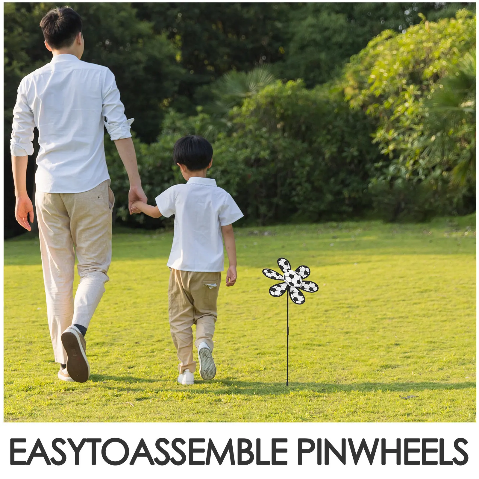 2Pcs Soccer Windmill Pinwheels - Kids Outdoor Yard recension och pris