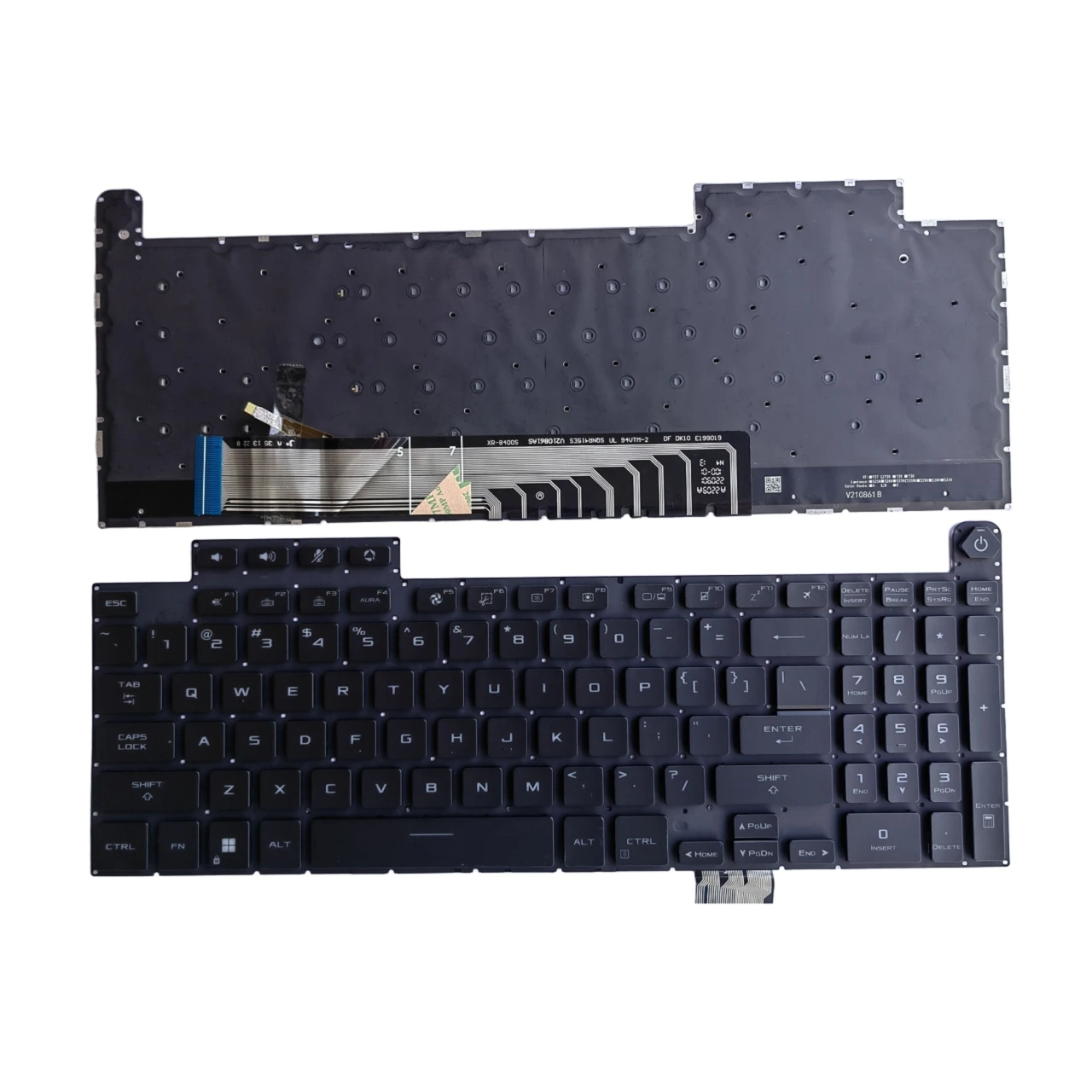 

Новая клавиатура с подсветкой на языке США для ASUS A16 TUF FX617 FA617 FX607, сменная клавиатура для ноутбука