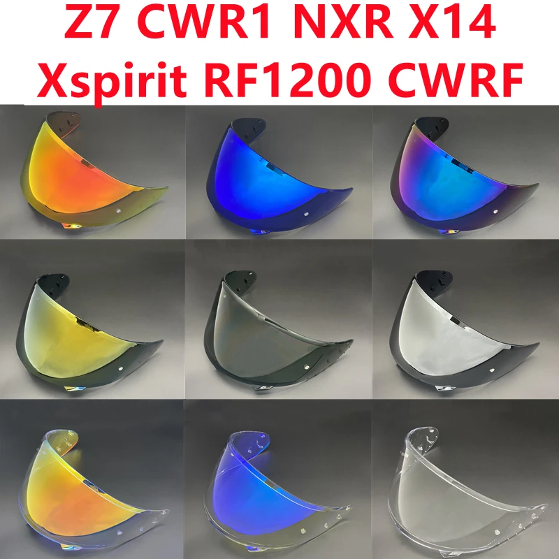 Z7 Visor Shield for SHOEI X14 NXR RF-1200 RF-SR X-Spirit Sunscreen Windproof Helmet Windshield Visiere Casque Moto