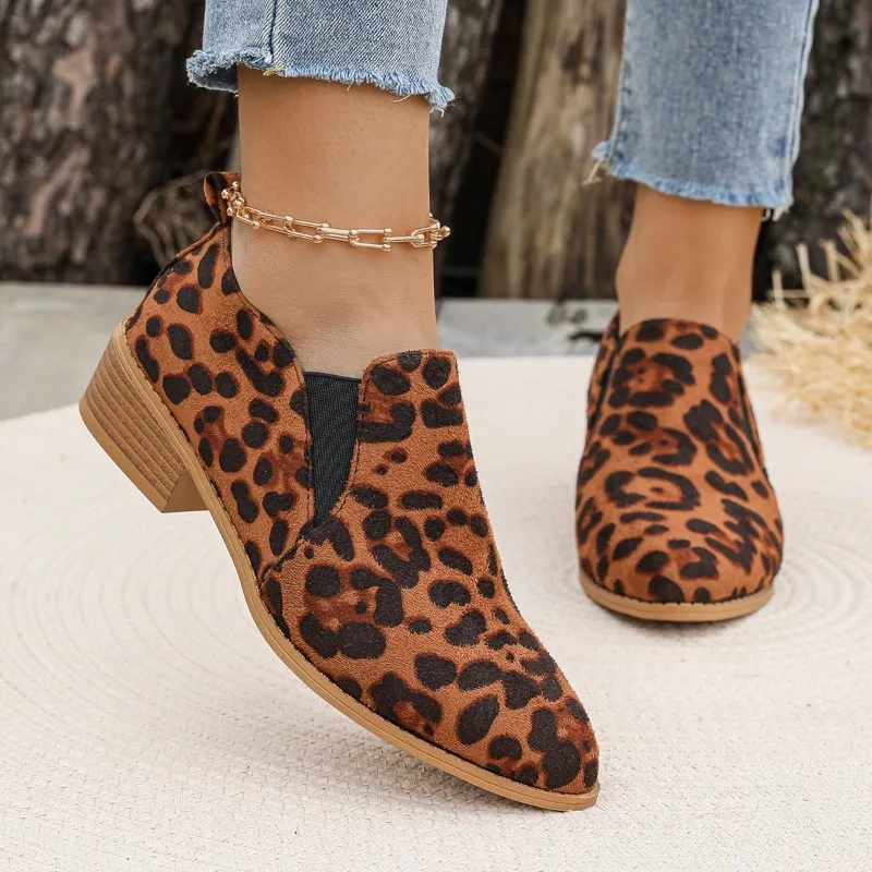 

2025 New High Quality Shoes for Women Zip Women's Boots Casual Solid Daily Boots Women Hot Sale Round Toe Heeled Boots Zapatos