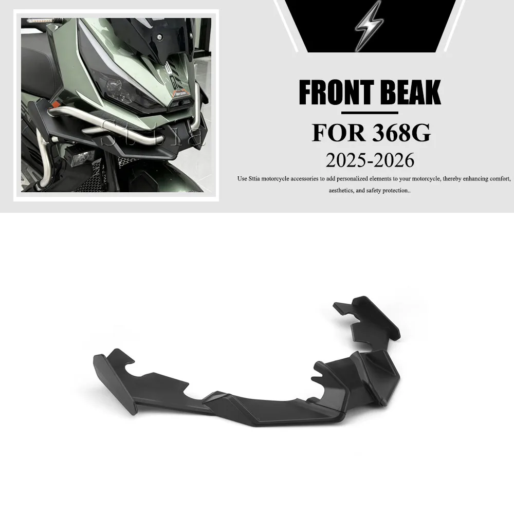 368G Aerodynamic package New Motorcycle Accessories Front Spoiler Fixed Lower Lip Fixed Wing For Zontes 368G 368 G 368g