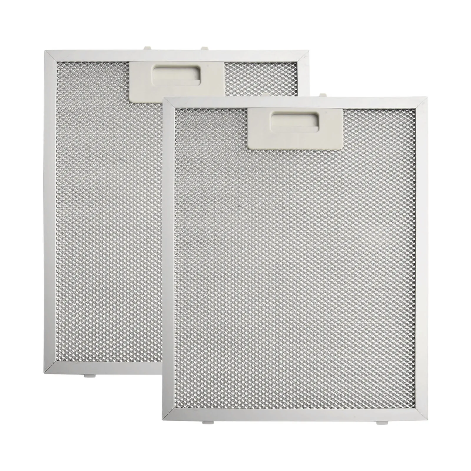 Remoção ideal da circulação de ar 2 peças filtros de capô de alumínio extrator de malha de metal filtro de ventilação 300x240x9mm