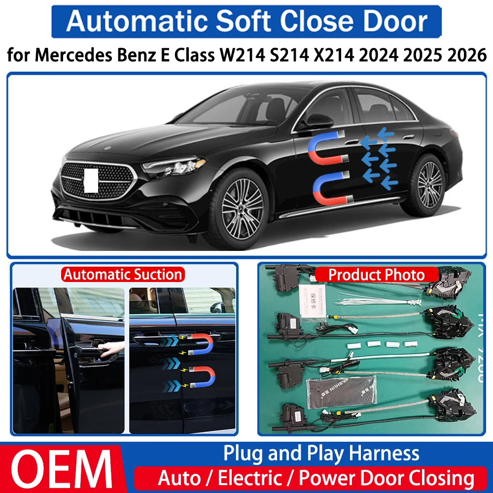 

for Mercedes Benz E Class W214 S214 X214 2024 2025 2026 Car Automatic Soft Close Door Electric Suction Auto Power Closing System