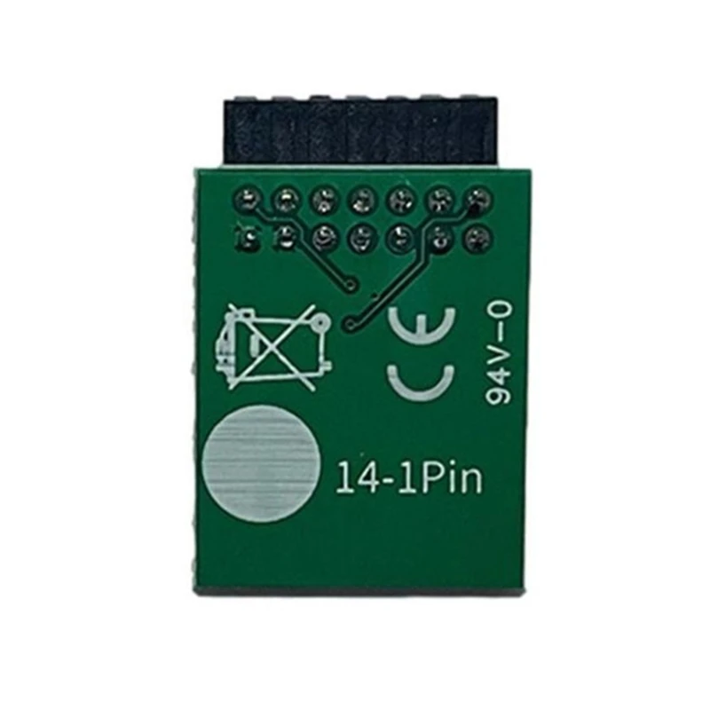 TPM 2.0 Encryption Security Module Board For LPC 14Pin Motherboards Card Computer Motherboard QXNF