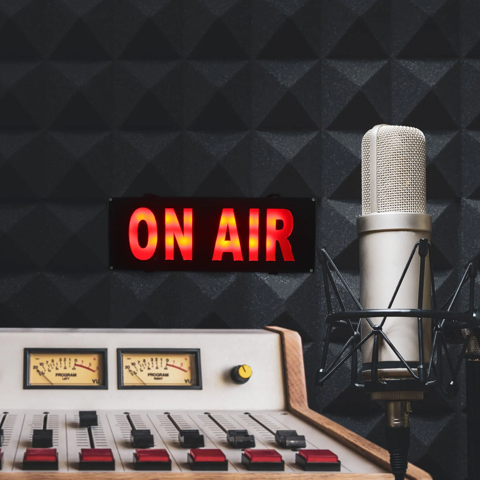 على الهواء LED تسجيل سطوع عالية غرفة الاستوديو الجدار ضوء تسجيل مؤشر المكونات جدار جبل ضوء علامة الزخرفية