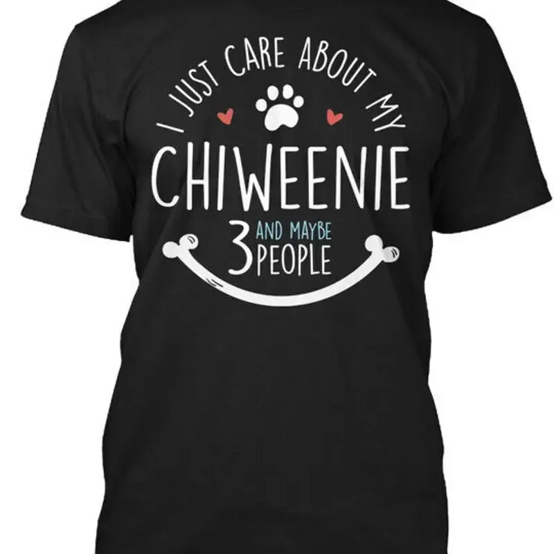 Cute Chiweenie Dog Lovers For Moms And Dads T Shirt Made in USA S 5XL