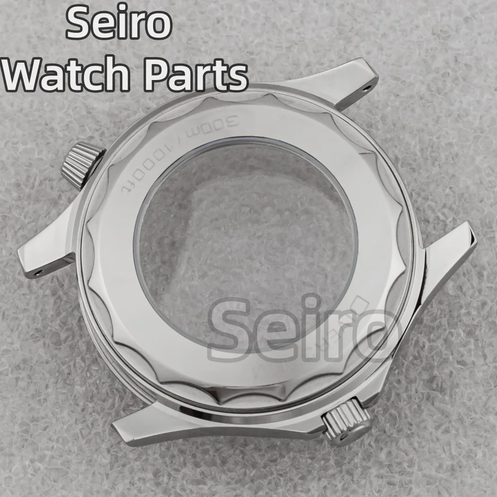 for NH35 Seamaster 300 Case 316L Stainless Steel Watchcase Strap Sapphire Glass For NH36 Automatic Movement Mod Parts 31mm Dial