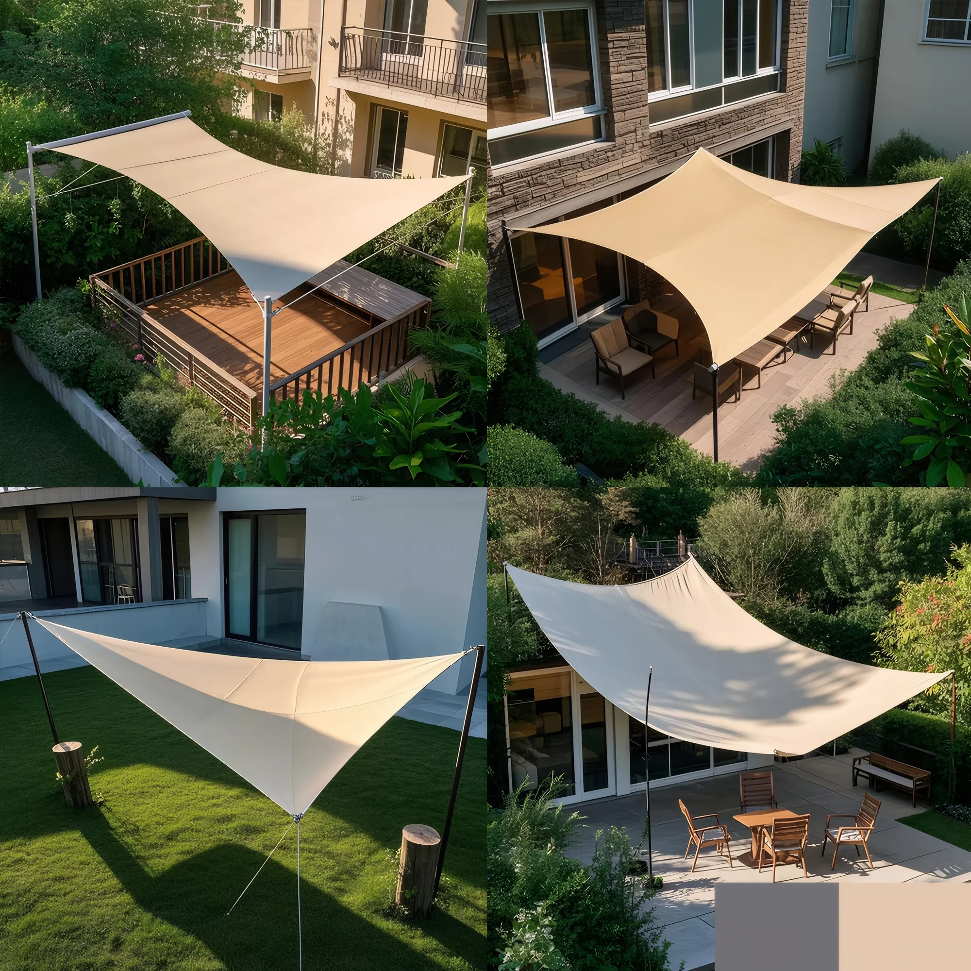 

1 piece waterproof awning, swimming pool sun protection, sunshade outdoor garden, terrace, courtyard, decorative courtyard