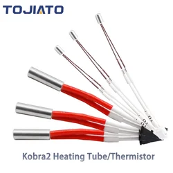 Kobra 2 Anycubic 3D Printer Parts 100K 3950 High Temperature NTC Thermistor and Hotend Heater Heating Rod 24V 60W Heating Tube