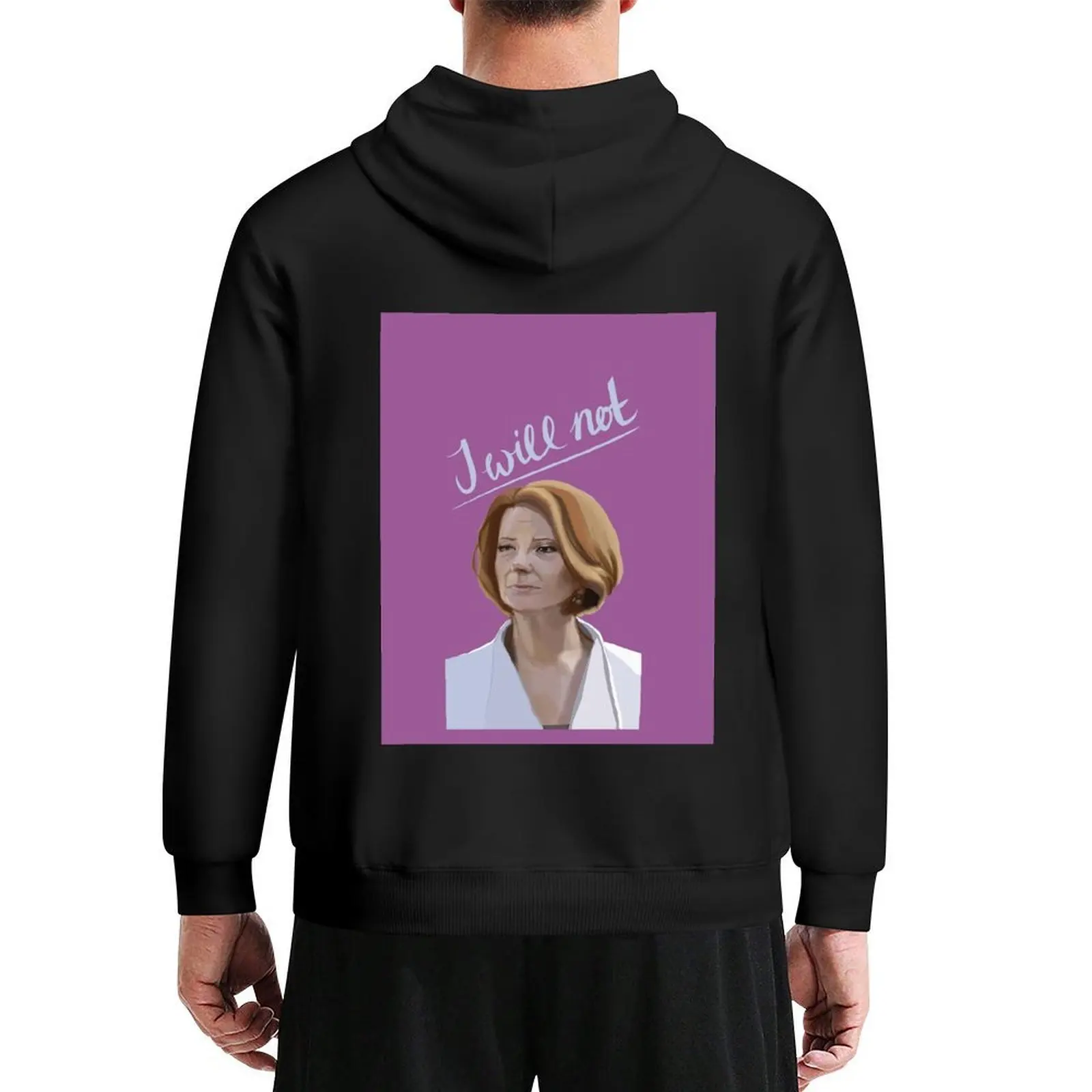 

Julia Gillard - I will Not Hoodie blouse autumn men clothing mens designer clothes oversized hoodie