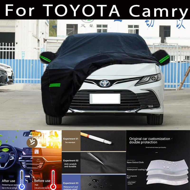 

For TOYOTA Camry Outdoor Protection Full Car Covers Snow Cover Sunshade Waterproof Dustproof Exterior Car accessories