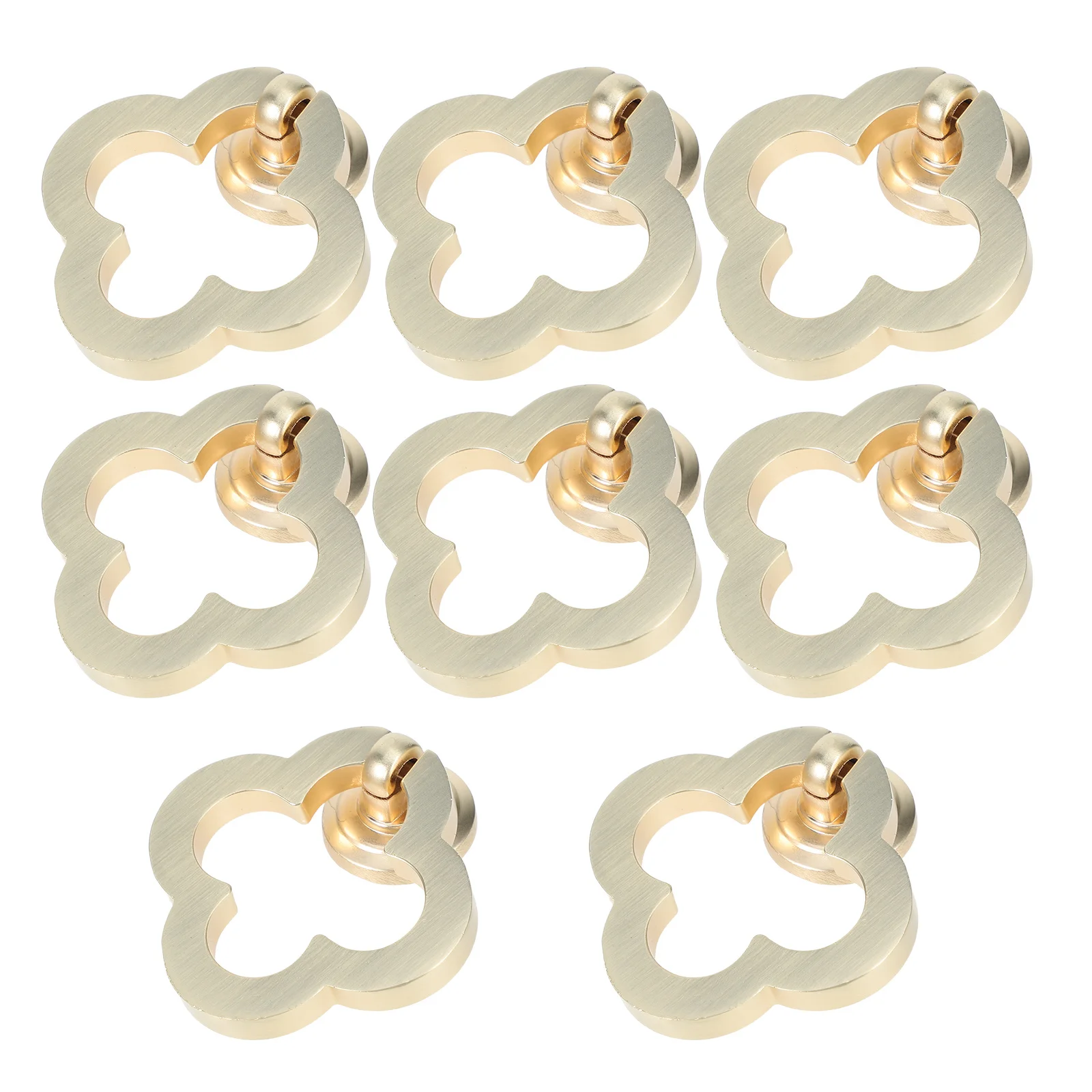 

8Pcs Single Hole Drawer Pulls Modern Zinc Alloy Cabinet Handles Comfortable Grip for Kitchen Bedroom Office Furniture Upgrade