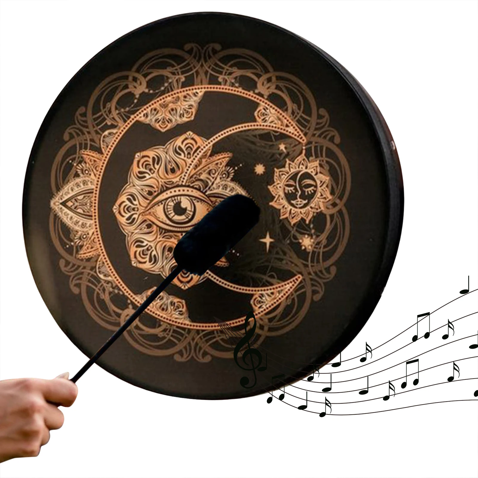 Shaman Drum Shaman Alchemical Moon Drum Shaman Alchemy Moon Drum Sound Healing Tool Symbol Of Siberian Drum Spiritual Music