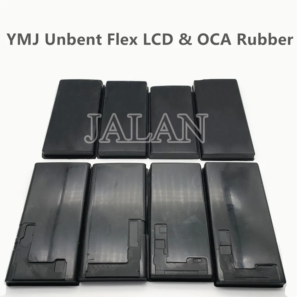 YMJ Mold Rubber Mat For Samsung S23U S20 S10 Note10 Note20U Glass OCA LCD Laminating Repair OCA&LCD Black Pad